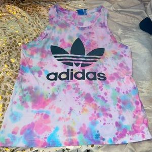 Tie dye Adidas Women’s Tank- Medium